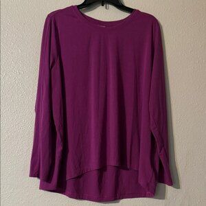 Athleta Vibrant Magenta Long Sleeve Top
